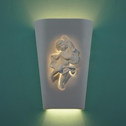 クリエイティブな田舎風のクリエイティブな地中海風の壁ランプ ヨーロピアンスタイルのキューピッド壁ランプライト