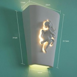 クリエイティブな田舎風のクリエイティブな地中海風の壁ランプ ヨーロピアンスタイルのキューピッド壁ランプライト