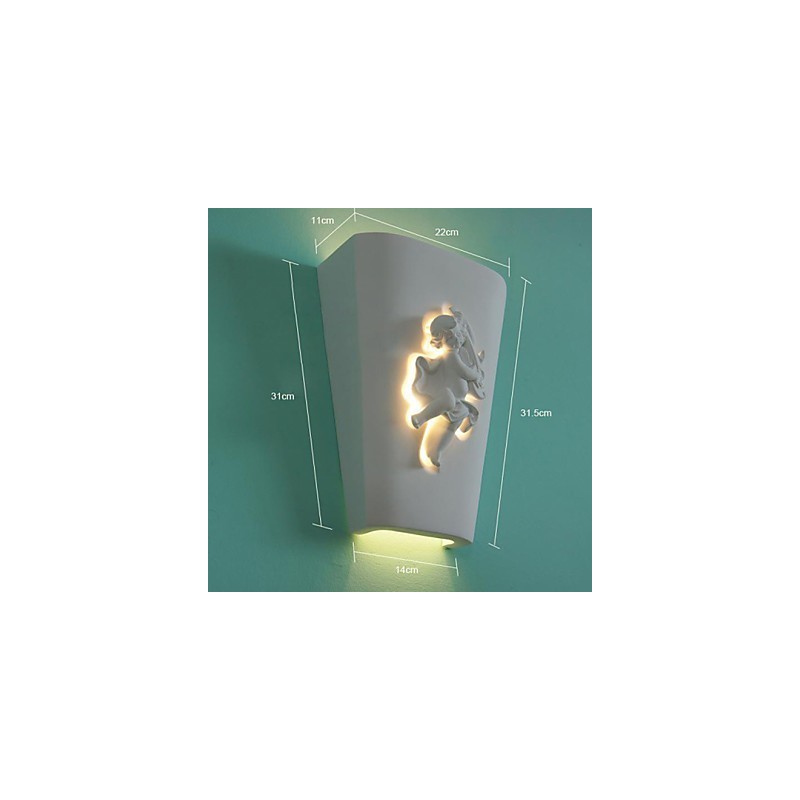 クリエイティブな田舎風のクリエイティブな地中海風の壁ランプ ヨーロピアンスタイルのキューピッド壁ランプライト