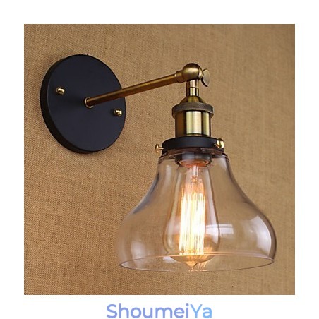 インダストリアル ノスタルジック アメリカンカントリー 装飾壁取り付け用燭台