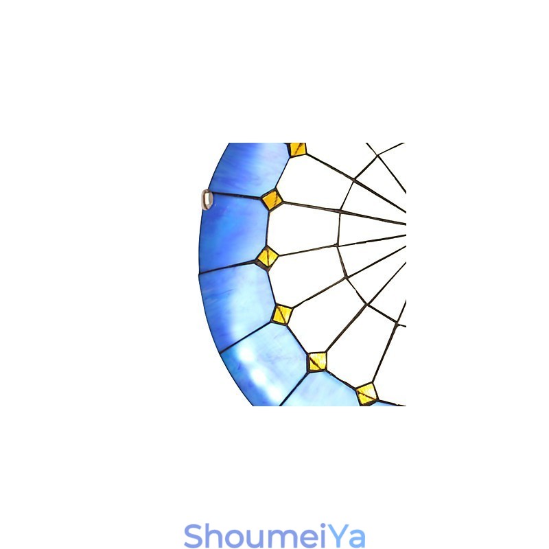 地中海スタイルの暖かい天井ランプランプ40cm照明器具直径
