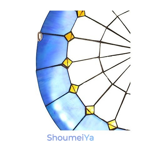 地中海スタイルの暖かい天井ランプランプ40cm照明器具直径