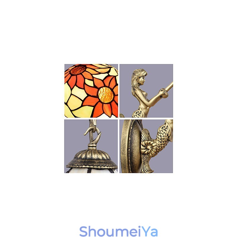 ヨーロッパの契約田舎クリエイティブ錬鉄壁ランプライト