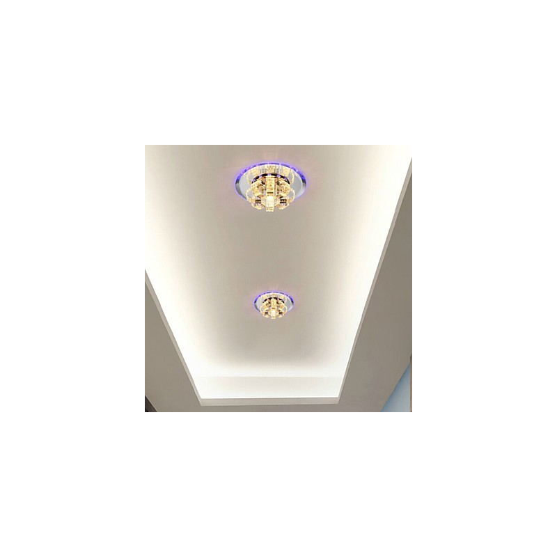 クリスタル天井ランプ スポットライト SMD 3W クリエイティブランプ 吸収ドームライト