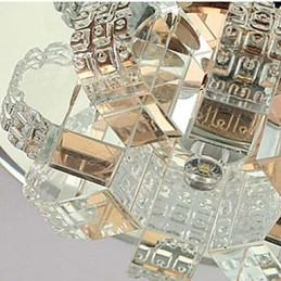 クリスタル天井ランプ スポットライト SMD 3W クリエイティブランプ 吸収ドームライト