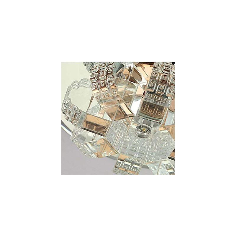 クリスタル天井ランプ スポットライト SMD 3W クリエイティブランプ 吸収ドームライト