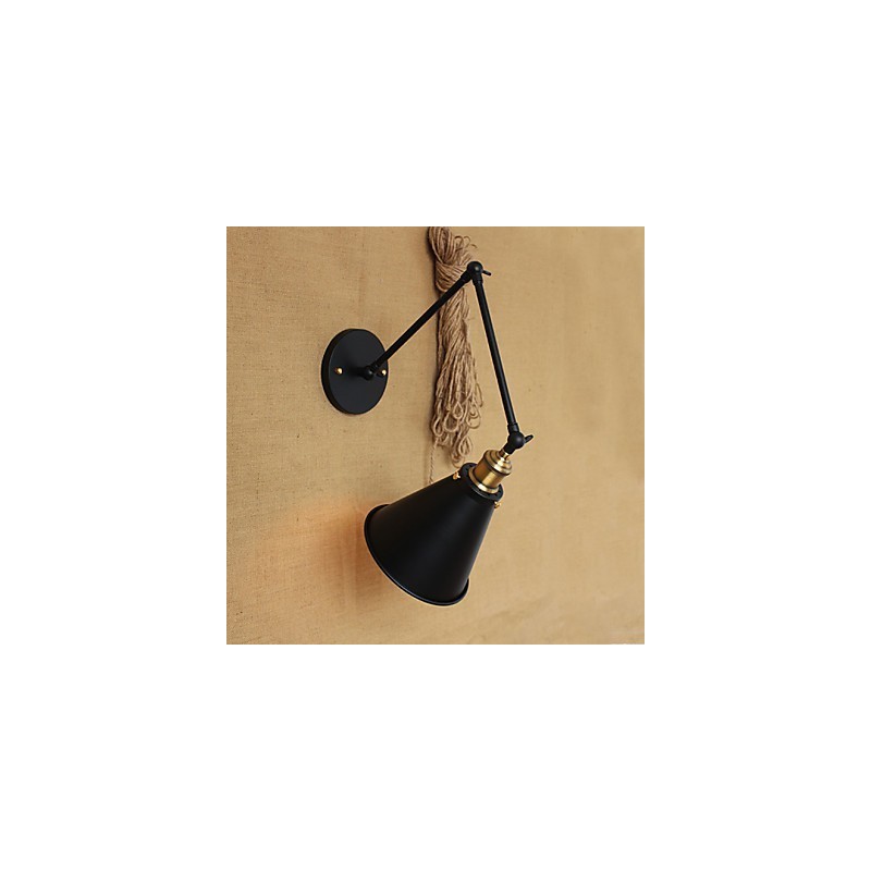 アメリカンカントリー牧歌的なスタイルのミニマリストダブルベッドロングアームウォールランプ通路チャネル倉庫の入り口