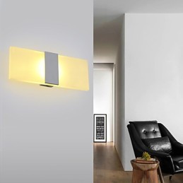 モダンスタイルのシンプルアクリル壁取り付け用燭台、リビングルーム、廊下、カフェ、寝室、子供部屋、ベッドサイドランプ