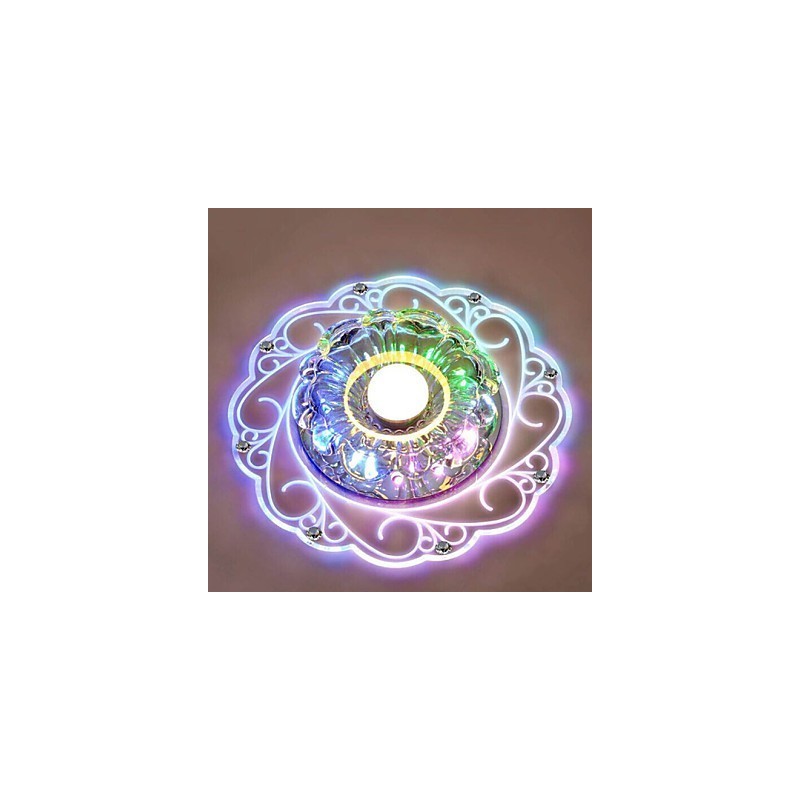 クリスタル天井ランプ スポットライト SMD 3W クリエイティブランプ チューブライト カラフルカラー ドームライト
