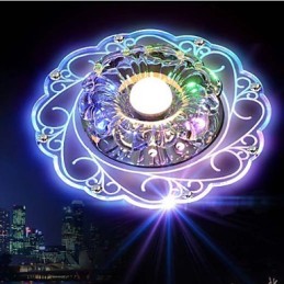 クリスタル天井ランプ スポットライト SMD 3W クリエイティブランプ チューブライト カラフルカラー ドームライト