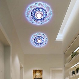 クリスタル天井ランプ スポットライト SMD 3W クリエイティブランプ チューブライト カラフルカラー ドームライト