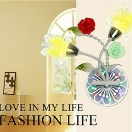 クリエイティブで現代的な、そして契約されたクリエイティブなクリスタルウォールランプライト