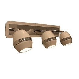 モダンな球形クロームウォールライト バスルームライト 3つのライト付き