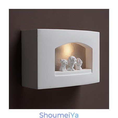 現代的でコンパクトなクリエイティブな寝室の石膏壁ランプ壁ランプライト