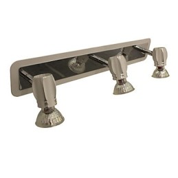 モダンなクロームウォールライト バスルームライト 3つのライト付き