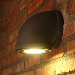 ロフトパーソナリティヴィンテージバーカウンターウォーターパイプウォールランプスポットライトロット照明器具階段バルコニーランプ