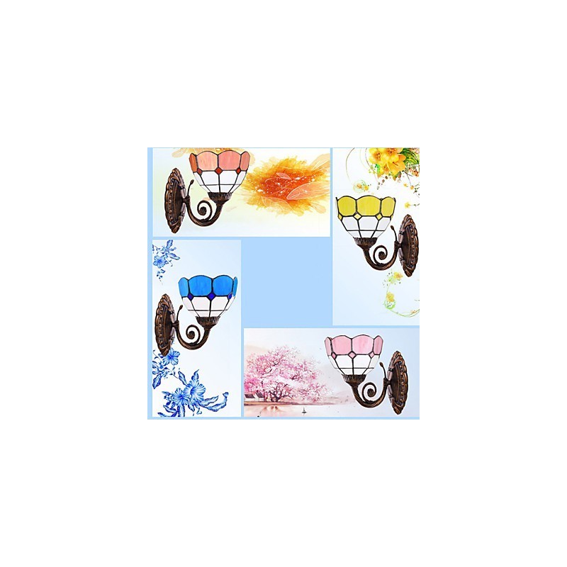 ヨーロッパタイプ 古代の方法を復元した壁ランプ クリエイティブな地中海ガラスライト