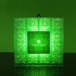 クリエイティブブロックフレームライトカラーかわいい小さなギフトウォールランプベルトフックライト