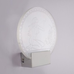 アクリル ウォールランプ PVC ランプ ライトチップ モダン コンテンポラリー メタル 5W