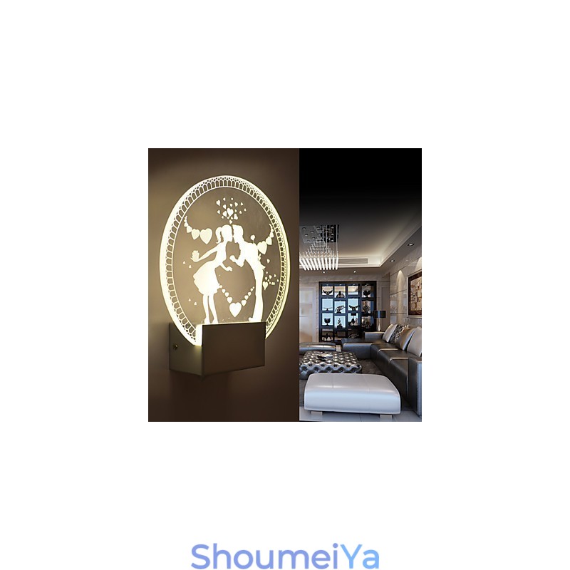 アクリル ウォールランプ PVC ランプ ライト モダン コンテンポラリー メタル