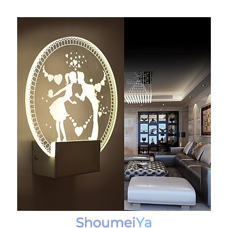 アクリル ウォールランプ PVC ランプ ライト モダン コンテンポラリー メタル