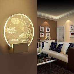 アクリル ウォールランプ PVC ランプ ライト モダン コンテンポラリー メタル