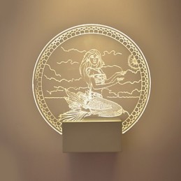 アクリル ウォールランプ PVC ランプ ライト モダン コンテンポラリー メタル