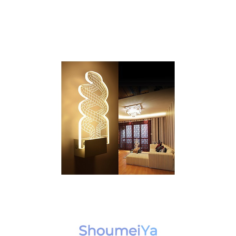 アクリル ウォールランプ PVC ランプ ライトチップ モダン コンテンポラリー メタル