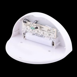 ソーラーパワー防水IP55ランプホワイト+ブラック