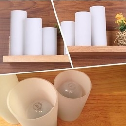 ウォールランプ 3灯とガラス