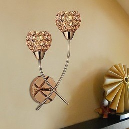 クリスタル ゴールデン ウォールライト 2灯