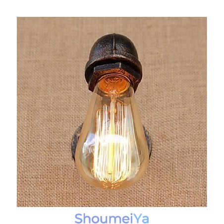 ノスタルジア シンプル ウォーターパイプ 装飾 小型 壁ランプ 壁ライト