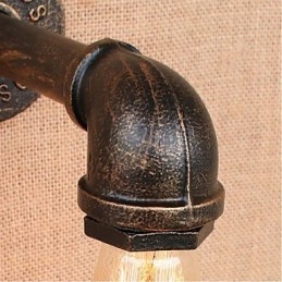 ノスタルジア シンプル ウォーターパイプ 装飾 小型 壁ランプ 壁ライト