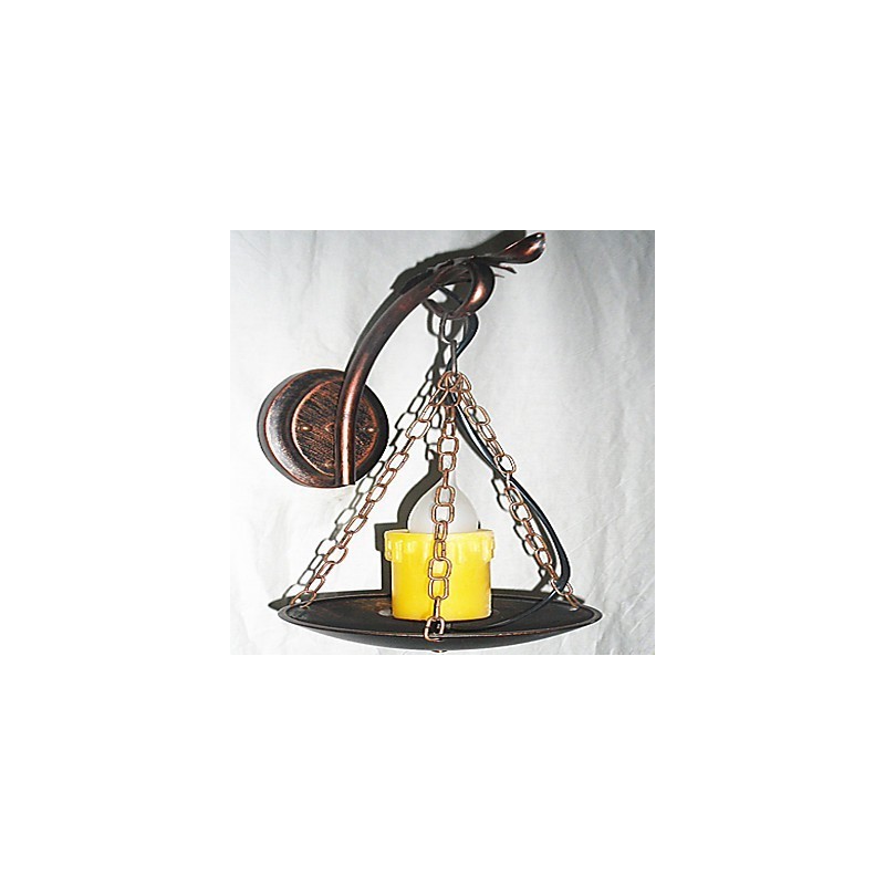 ミニスタイルのアップライト壁取り付け用燭台壁ライト用の素朴なロッジの絵画の特徴