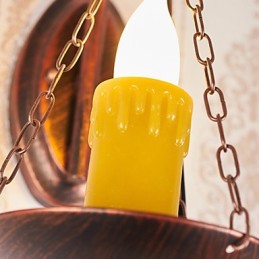 ミニスタイルのアップライト壁取り付け用燭台壁ライト用の素朴なロッジの絵画の特徴