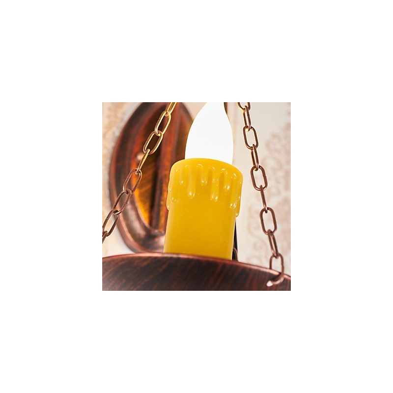 ミニスタイルのアップライト壁取り付け用燭台壁ライト用の素朴なロッジの絵画の特徴