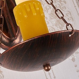 ミニスタイルのアップライト壁取り付け用燭台壁ライト用の素朴なロッジの絵画の特徴