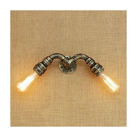 ミニスタイルのアンビエントライト壁取り付け用燭台壁ライトのカントリーレトロペインティング機能