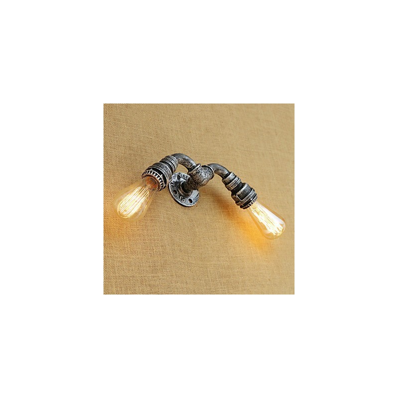 ミニスタイルのアンビエントライト壁取り付け用燭台壁ライトのカントリーレトロペインティング機能