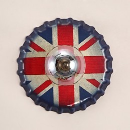 伝統的でクラシックな素朴なロッジカントリーの絵画が特徴のミニスタイルのアンビエントライト壁取り付け用燭台壁ライト