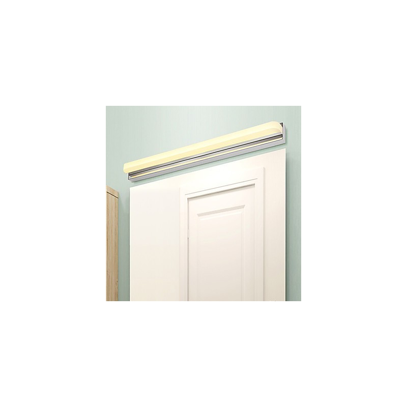 モダンで現代的なクローム機能を備えたアンビエントライトバスルーム照明ウォールライト