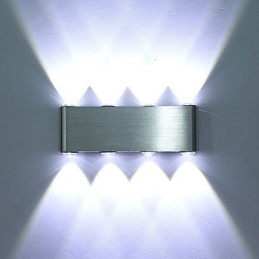 モダンな壁取り付け用燭台照明器具屋内廊下壁ランプアルミ装飾照明統合