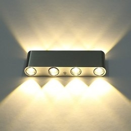 モダンな壁取り付け用燭台照明器具屋内廊下壁ランプアルミ装飾照明統合