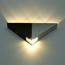 モダンな三角形の壁取り付け用燭台照明器具屋内廊下上下壁ランプスポットライトスタジオレストラン用アルミ装飾照明