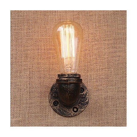 ノスタルジア シンプル ウォーターパイプ 装飾 小型 壁ランプ 壁ライト