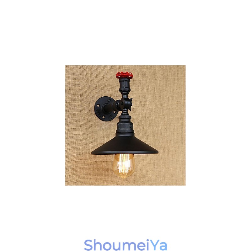 素朴なロッジの絵画の特徴 アンビエントライト 壁取り付け用燭台 壁ライト ブラック