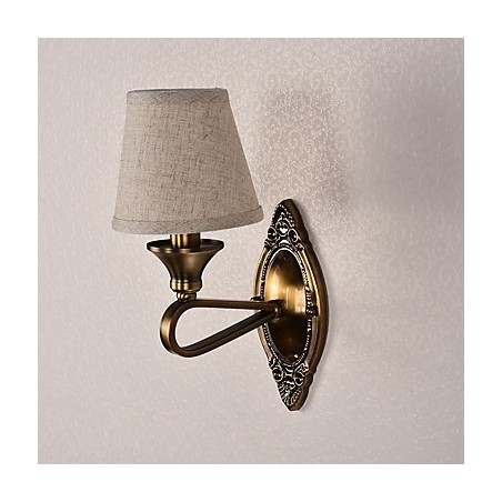 目を保護するための伝統的なクラシックな電気メッキ機能ダウンライト壁取り付け用燭台壁ライト