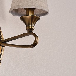 目を保護するための伝統的なクラシックな電気メッキ機能ダウンライト壁取り付け用燭台壁ライト