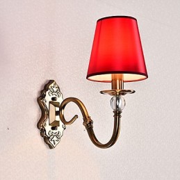 目の保護のための伝統的なクラシックな電気メッキ機能ダウンライト壁取り付け用燭台壁ライト