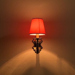 目の保護のための伝統的なクラシックな電気メッキ機能ダウンライト壁取り付け用燭台壁ライト